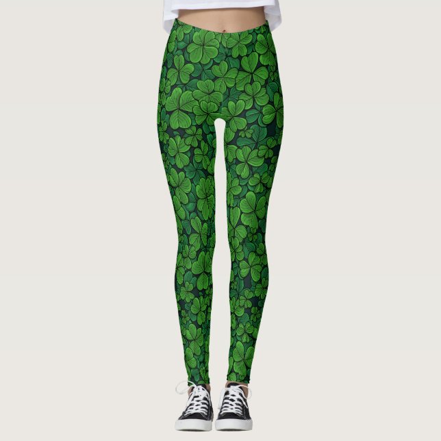 Hitta den tursamma klöver 2 leggings (Framsida)
