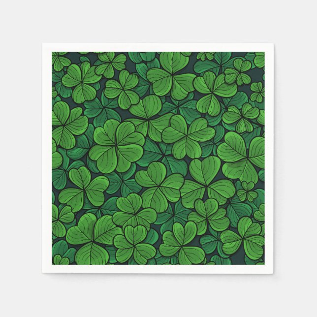 Hitta den tursamma klöver 2 pappersservett (Framsidan)