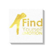 Hitta dig själv i Rörelse Canvas | GULD