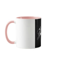 Hitta dig själv Inspirerande typografi kaffemug
