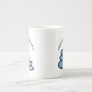 Hitta din balans - Idékterande kaffe Mugg Benporslin Mugg