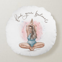 Hitta din balans kudde | Yoga Position