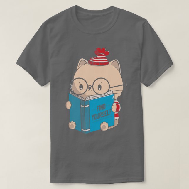Hitta din egen journey Healing Cat Bok av Tobe Fon T Shirt (Design framsida)