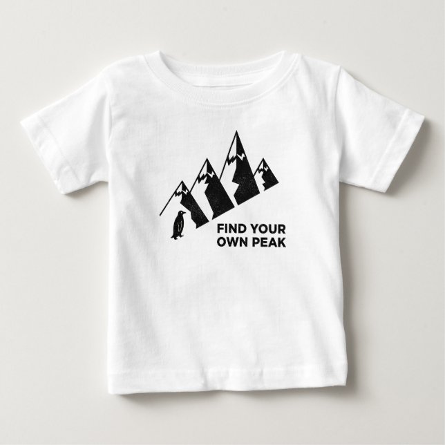 Hitta din egen topp - Inspirerande pingvindesign T Shirt (Framsida)