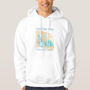 Hitta din fred i havets snäckor. hoodie