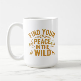 Hitta din fred i Vildens design Kaffemugg
