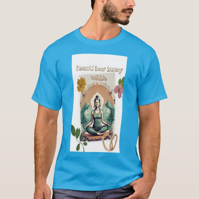Hitta din fred: Inner Journey T Shirt (Framsida)