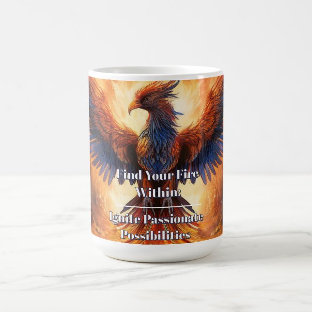 "Hitta din inre eld"  Kaffemugg (Center)