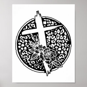 Hitta din inre frid Om-symbol yoga Poster