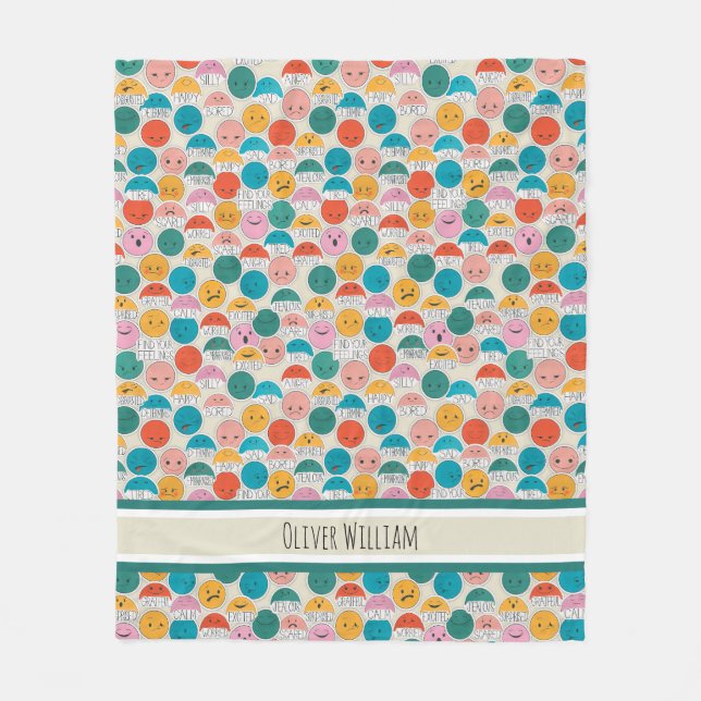 Hitta din Känsla Personlig Filta Fleecefilt (Framsidan)