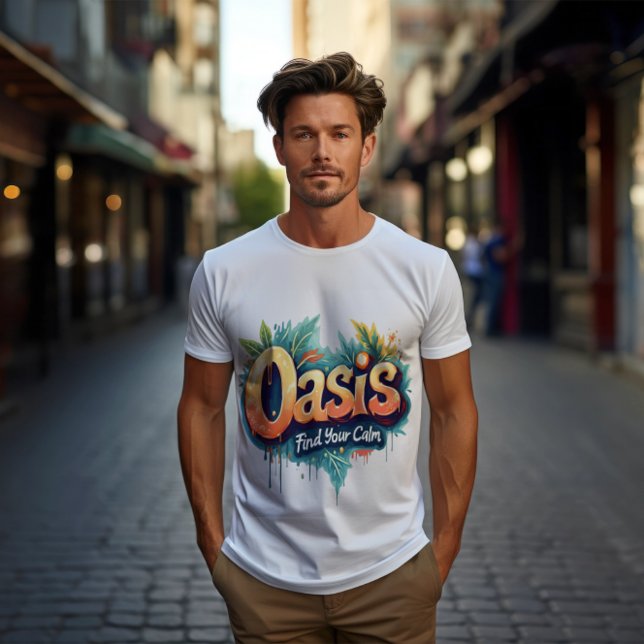 Hitta din Lugn Graffiti Oasis Tee T-Shirts (Skapare uppladdad)