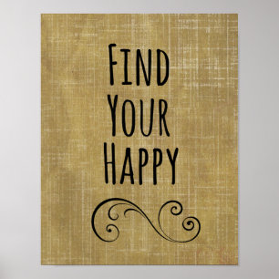 Hitta din Lycklig-offert Poster