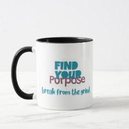Hitta din mening kaffemugg