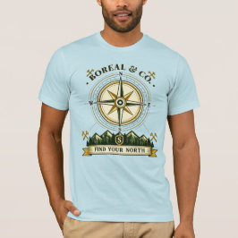 Hitta din nordkompassmärke | BOREAL & CO T Shirt