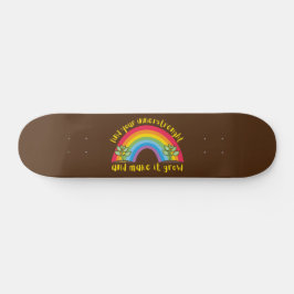 HITTA DIN OERSTRENGHT OCH GÖR IT-RINBRUK MINI SKATEBOARD BRÄDA 18,5 CM