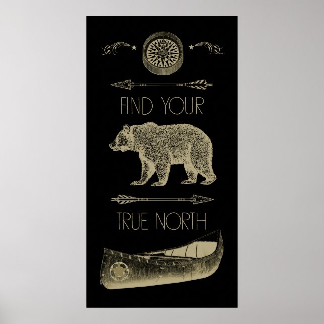 Hitta din riktiga nordkanotpilskomplex poster (Framsidan)