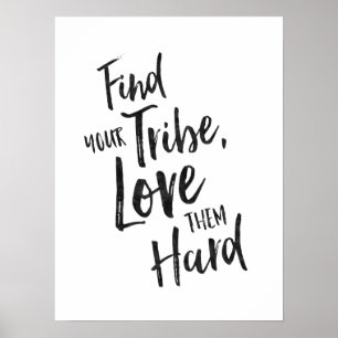 Hitta din stam - inspirerande Poster