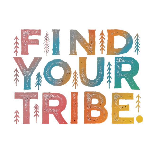 Hitta din stam t shirt (Find Your Tribe)
