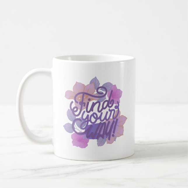 hitta din väg kaffemugg (Vänster)
