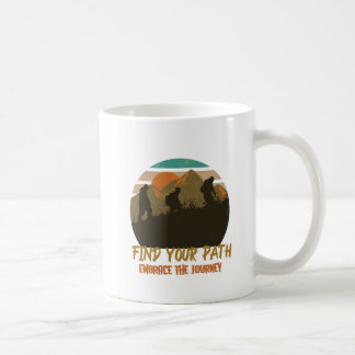 Hitta din väg, ta med dig resan kaffemugg
