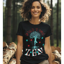 Hitta din Zen Yoga Lärares moderna Tshirt T Shirt