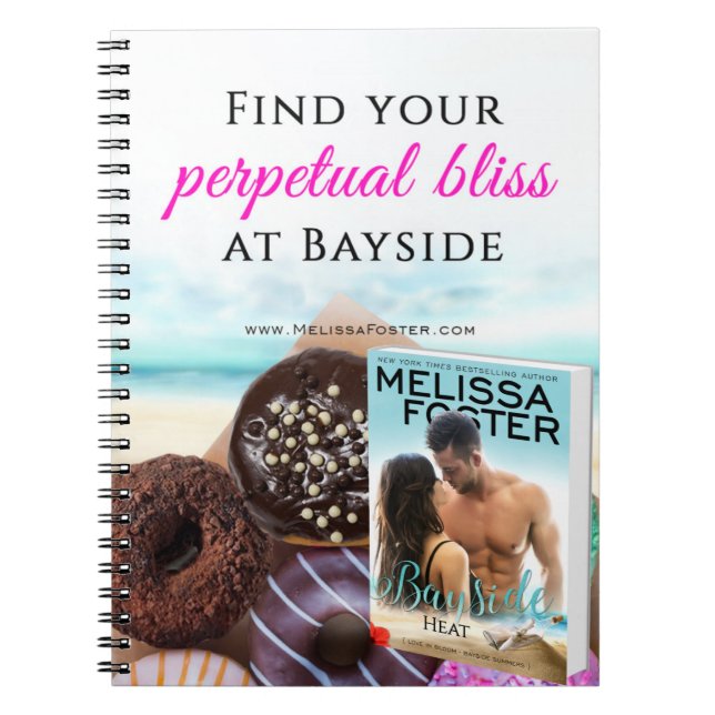 Hitta dina eviga blickar på Bayside Notebook Anteckningsbok (Framsidan)