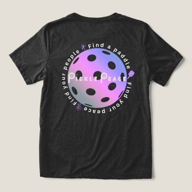 Hitta dina människor, hitta din frid t shirt (Design Baksida)