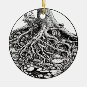 Hitta dina rötter Träd Ornament