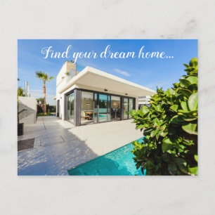 Hitta ditt Dream Home Real Gods Company-vykort Vykort