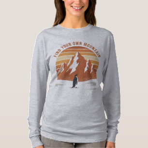 Hitta Ditt Eget Berg - den inspirerande pingvinen T Shirt