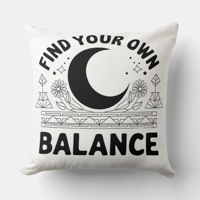 Hitta ditt eget saldo Bandana Kudde (Framsida)