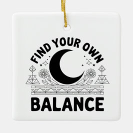 Hitta ditt eget saldo julgransprydnad keramik