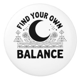 Hitta ditt eget saldo knopp