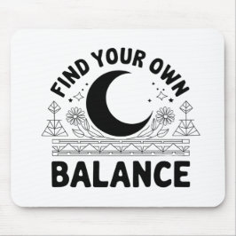 Hitta ditt eget saldo musmatta