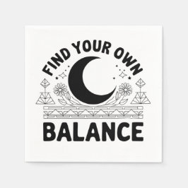 Hitta ditt eget saldo pappersservett