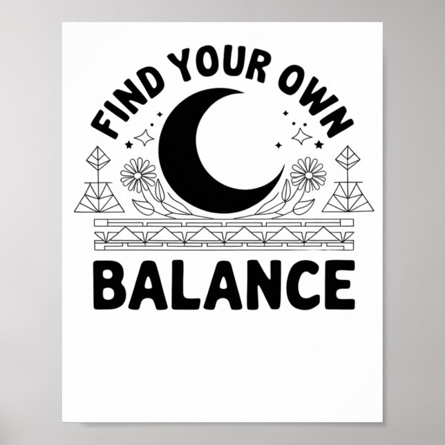 Hitta ditt eget saldo poster (Framsidan)