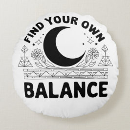 Hitta ditt eget saldo rund kudde