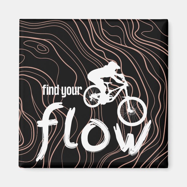 Hitta ditt Flow MTB Magnet (Framsidan)
