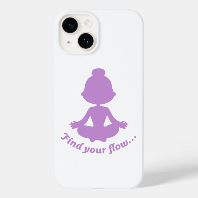 Hitta ditt Flow Phone-väska (Lila) (Baksida)