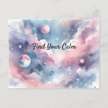 Hitta ditt Lugn Celestial vycard