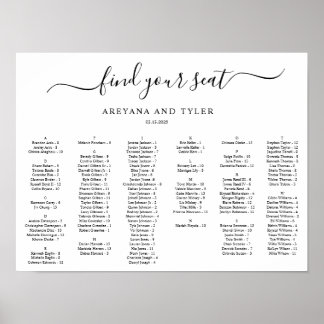 Hitta ditt säte poster