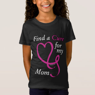 Hitta en bock/hjärta/Mamma... bröstcancer T Shirt