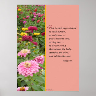 Hitta en chans varje dag... poster