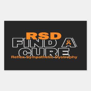 HITTA EN CURE/BOLD ...RSD REKTANGULÄRT KLISTERMÄRKE