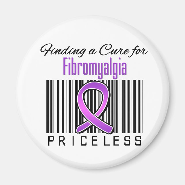 Hitta en lösning för fibromyalgi PRICELESS Magnet (Framsidan)