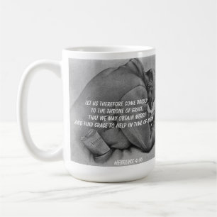 Hitta en nåd för att hjälpa dig vid behov kaffemugg