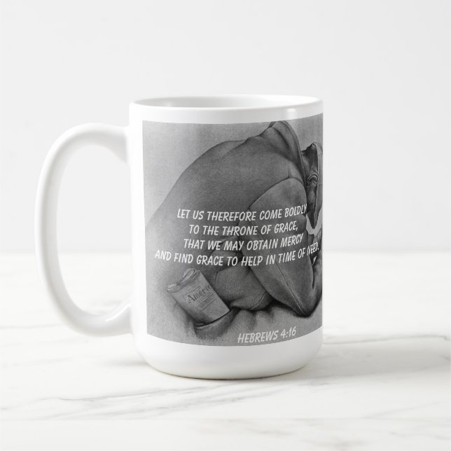 Hitta en nåd för att hjälpa dig vid behov kaffemugg (Vänster)