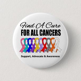 Hitta en ren Rosett band för alla cancerformer Knapp