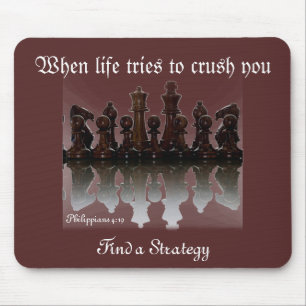 Hitta en strategi Mousepad Musmatta