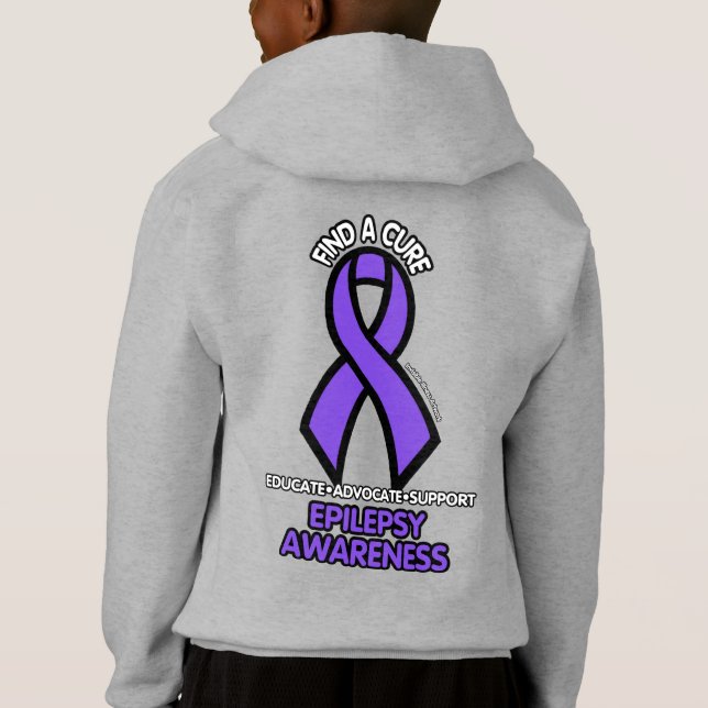 Hitta ett botemedel band...Epilepsi T Shirt (Baksida)